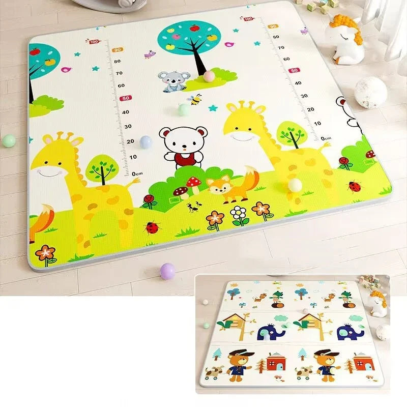 Double-sided Pattern Baby Play Mat Thicken 1/0.5cm Educational Carpets in The Nursery Climbing Pad Kids Rug Activitys Games Toys