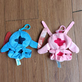 Wholesale 40pcs/lot 10cm cartoon anime Lilo Stitch Empty Plush Toys cute Stitch Unstuffed Doll keychain Skin only no Filling