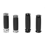 Black Motorcycle Handlebar Hand Grip 1'' 25mm Handle Bar Grips For Harley Sportster XL 883 1200 Touring Dyna Softail Road King