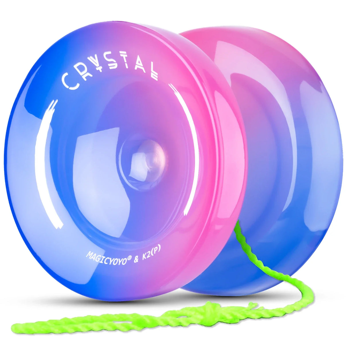 MAGICYOYO Crystal Yoyo K2, Professional Responsive Yoyo for Kids Beginners, Dual Purpose Yo-Yo for Advanced + Unresponsive Yo Yo