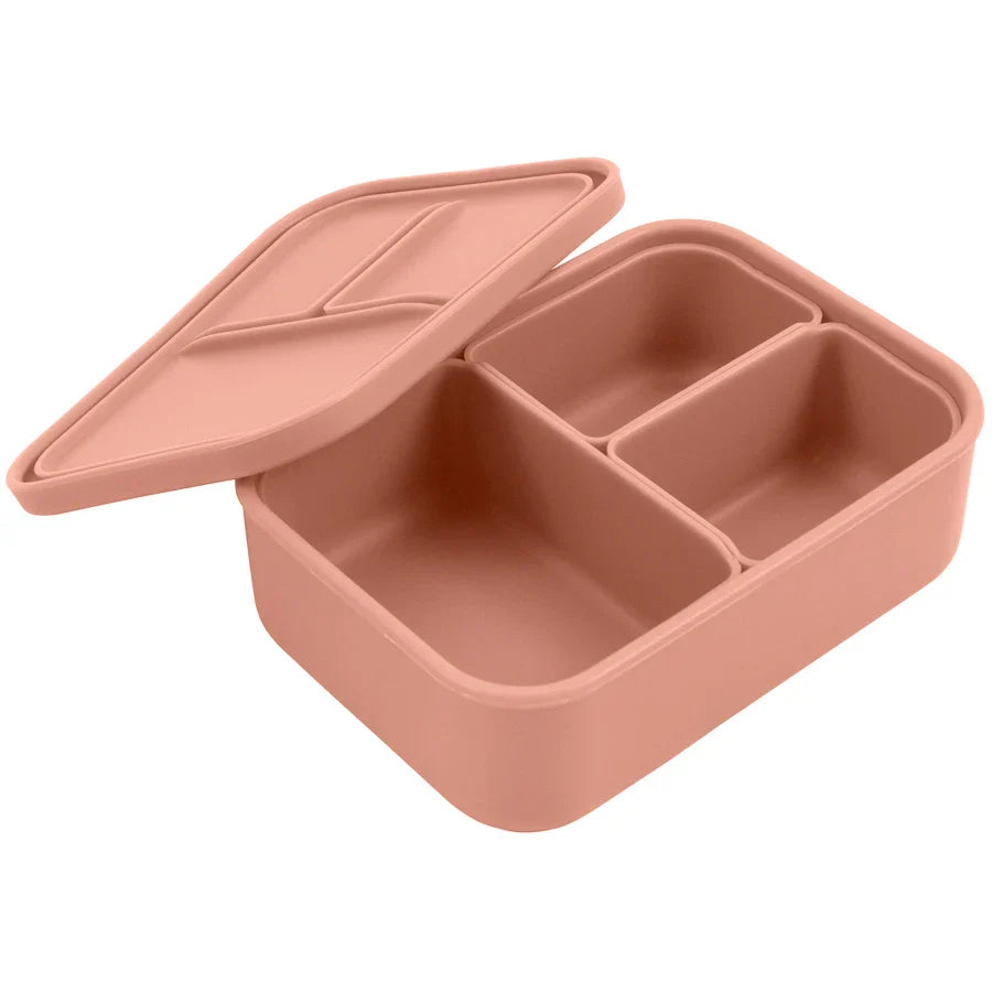 100% Food Grade Silicone Detachable Household Fresh-Keeping Lunch Box Portable Dishes For Baby Leakproof Food Storage Box