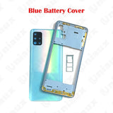 For SA Galaxy A50  A505 A70 A51 A515 A71 A715 Housing Case Middle Frame Cover+Battery Back Cover Rear Cover+Camera Lens