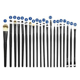 20 PCS Makeup Brush Set Eye Shadow Brush Set Foundation Brush Beauty Tools Super Soft Man-made Fibers Full Set