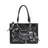 Y2K Labyrinth Butterfly Spider Web Letter Chain Handbags DIY Transparent Ita Bag Lolita Gothic Tote Vintage Fashion Shoulder Bag