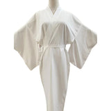 Japanese Traditional Kimono Juban Women White Yukata Kimono Bottom Lining With Belt Haori Intimate Kimono Inner Wear Underwear