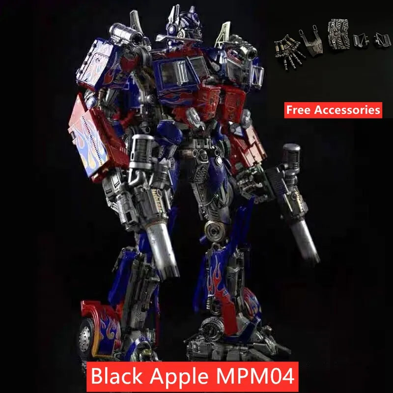 【Latest Version 】WJ MPM04 MPM-04 Transformation OP Commander Swordsman Black Apple W8606 OP Oversized Diecast Version Figure