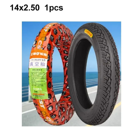 New CST 14X2.125 14x2.50  Tyre 14 Inch Tubeless Tire for Electric Bicycle Wear-resistant tire