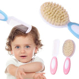 2pcs Set Baby Care Comb Anti-scratch Boy Girl Hairbrush Kids Combs Newborn Hair Brush Infant Comb Head Massager