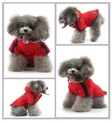 Warm Dog  Jacket for Cold Weather, Dog Hoodie with Fleece Lining, Dog Apparel for Winter