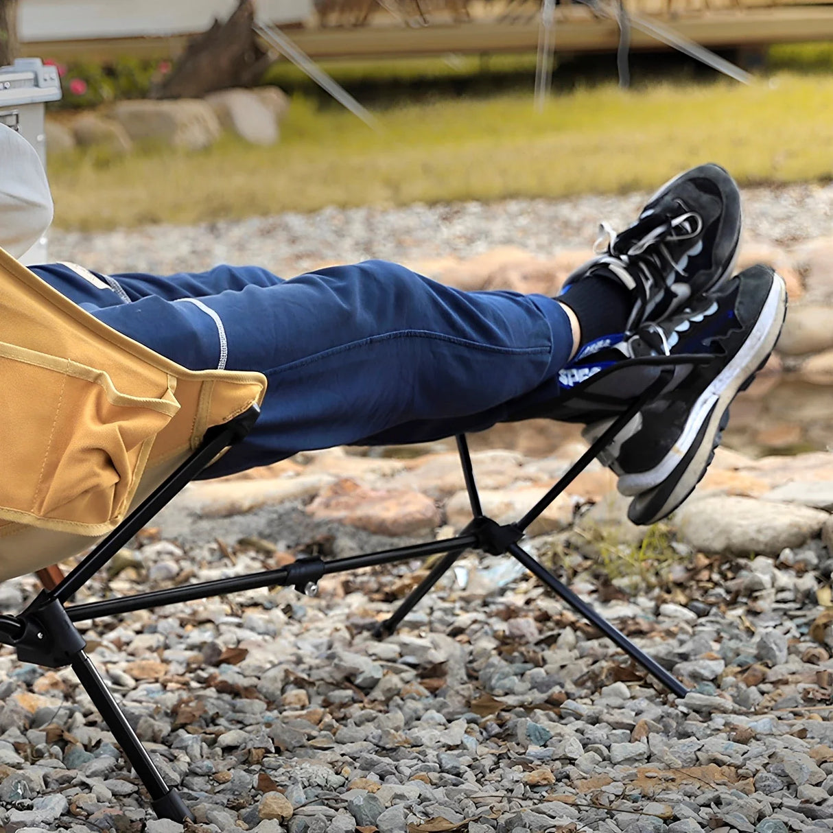 Travel Folding Chair Ultralight HighLoad Outdoor Camping Chair Foot Rest Portable Beach Hiking Picnic Seat Fishing Tool Recliner