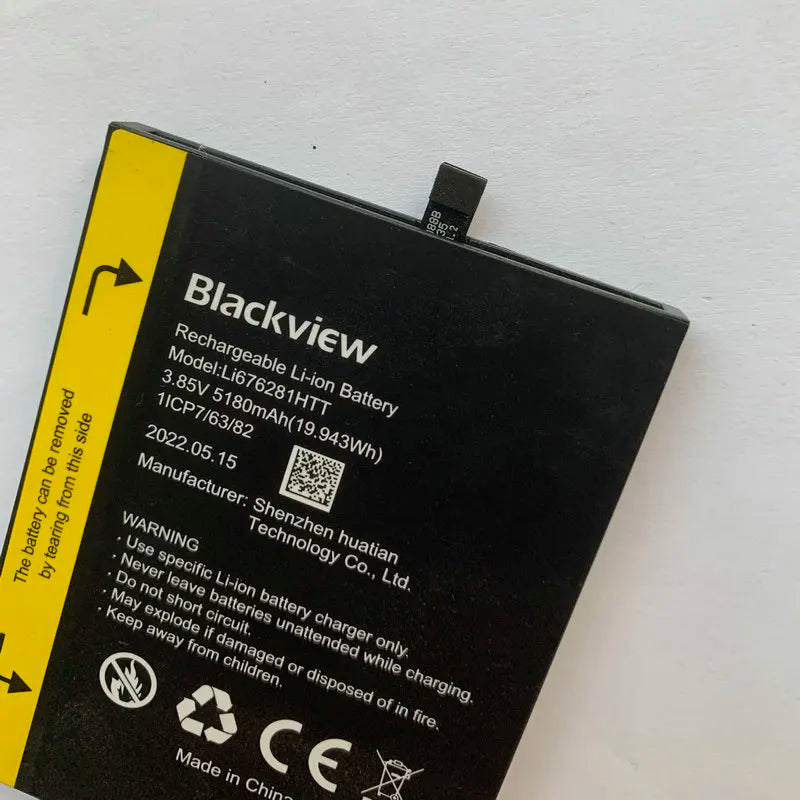 For Blackview BV7200 Battery Original Batteria 5180mAh Mobile Phone Accessories