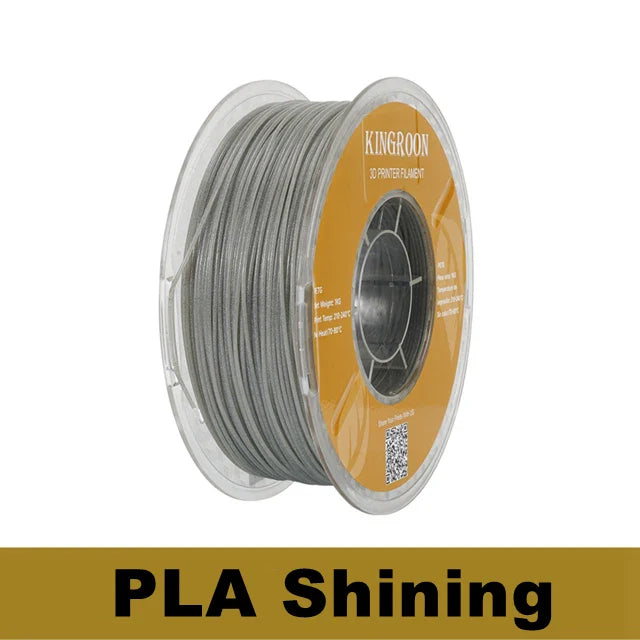 KINGROON 3D Printer Filament Glitter Shining Bling PLA PETG 1.75mm 1kg Spool 3D Printing Material, Newest PLA/PETG Plastic