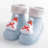 baby sock shoes for winter thick cotton animal styles cute baby floor shoes anti-slip first walkers 0-3 years Christmas gifts