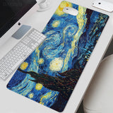 Van Gogh Art Mouse Pad Gaming XL HD Mousepad XXL Mechanical Keyboard Pad MousePads Carpet Non-Slip Office Accessories Mice Pad