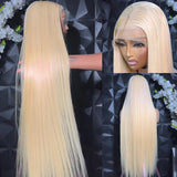 Luvin 613 Honey Blonde Straight 13x4 Hd Transparent Lace Frontal Wig Color 30 32 Inch 13x6 Lace Front Human Hair Wigs For Women