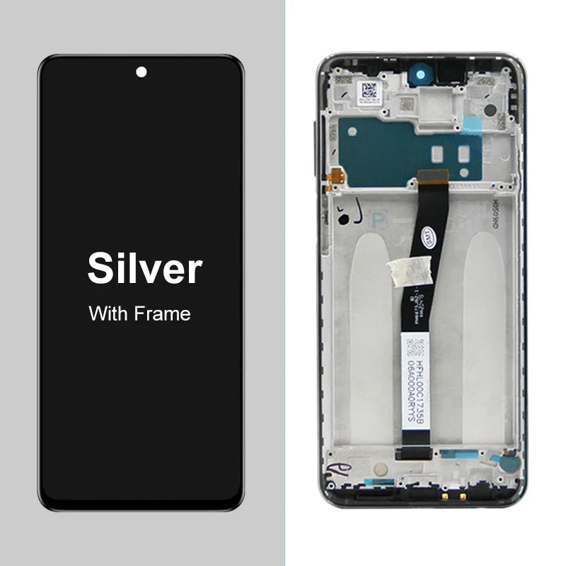 Display Screen for Xiaomi Redmi Note 9S M2003J6A1G Lcd Display Digital Touch Screen with Frame for Redmi Note 9 Pro Replacement