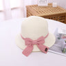 2-8 year old children's sun hat summer new straw bag hat set baby travel sunscreen beach hat sun Bucket hat children's straw hat