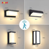 LED outdoor lights waterproof IP65 Motion Sensor light led outdoor wall light outdoor lighting AC85-265V outdoor wall lamp