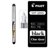 1pcs PILOT Fountain Pen SVP-20NS Disposable Straight Liquid Vpen F Nib Quick Dry Student Writing Calligraphy Practice Stationery