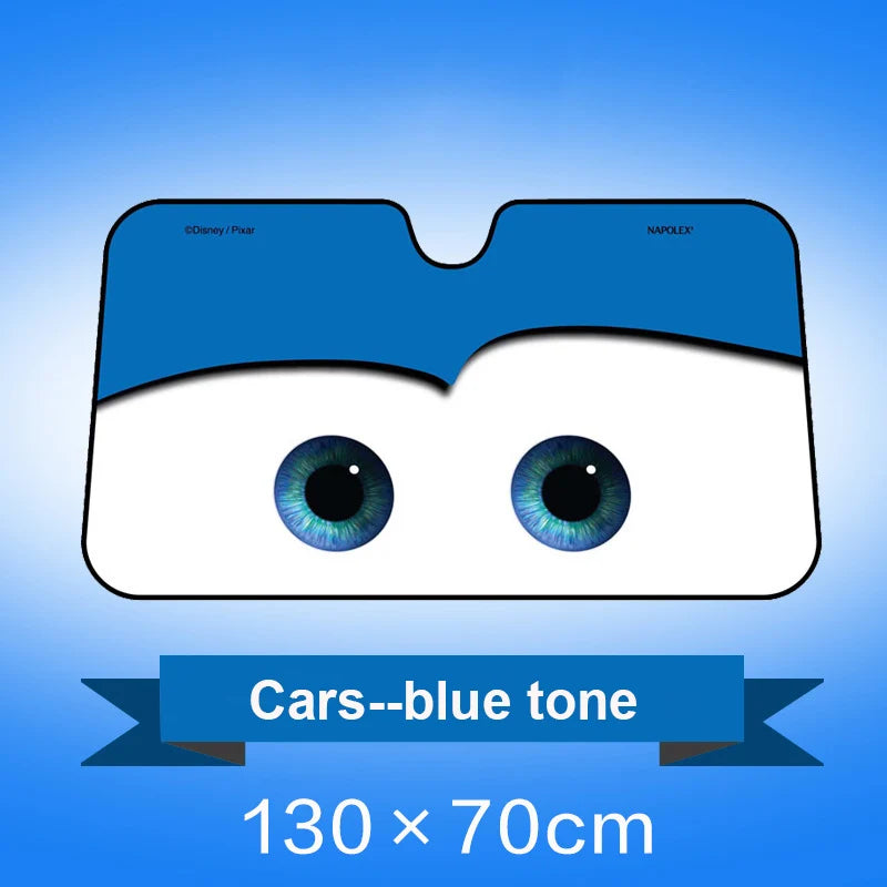 6 Colors Eyes Heated Windshield Sunshade Car Window Windscreen Cover Sun Shade Auto Sun Visor Car-covers Car Solar Protection