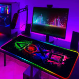 Mouse Pad With Backlight Deskmat Anime Mousepad PS4 Gamer Desk Computer Mouse Pad 900 × 400 Gaming Pc Gamer Full Led Mat Diy Rug