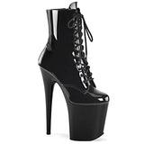 Fashion Sexy Knight Female 8 Inch High Heel Platform Ankle Boots for Women Autumn Winter Shoes 20cm Black Pole Dancing Boots New