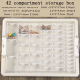 5D Diamond Painting Embroidery Accessories Tool Storage Box Elizabeth Ward Bead Storage Solutions 78pcs Assorted Craft Supply