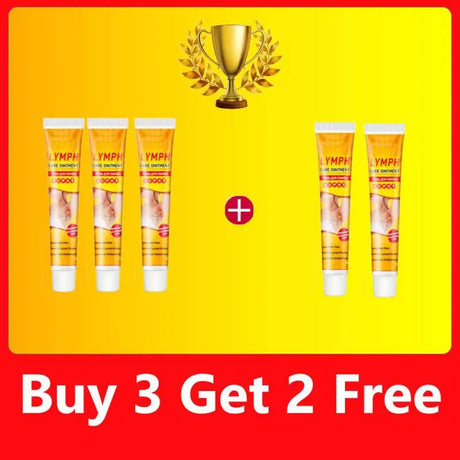 1/3/5Pcs Lymphatic Detox Cream Lymph Ointment Neck Anti-Swelling Cream Armpit Lymph Nodes Medicial Plaster Health Care 20g