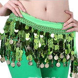 Belly Dance Belt Costumes Sequins Tassel Belly Dance Hip Scarf For Women Belly Dancing Belts Colors Belt