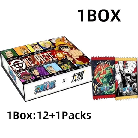 One Piece Collection Cards Box Booster Pack Anime Luffy Zoro Nami Chopper TCG Game Playing Game Cards