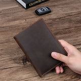 Genuine leather passport holder travel wallet luxury women men s deisgner retron fashion bifold