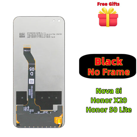 For Huawei Honor X20 50 Lite Nova 8i LCD Original With frame Mobile Phone Display Touch Screen Digitizer Assembly Replacement