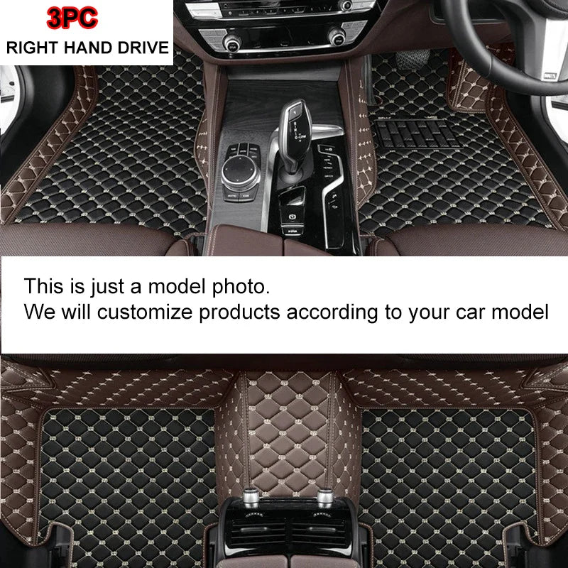 Car Floor Mats For Toyota RAV4 RAV 4 Suzuki Across XA50 2019 2020 2021 2022 2023 Carpet Luxury Leather Mat Car Accessories Rugs