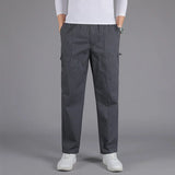 Middle Aged Men's Loose and Comfortable Pure Cotton, New Fashion and Versatile in Spring and Summer