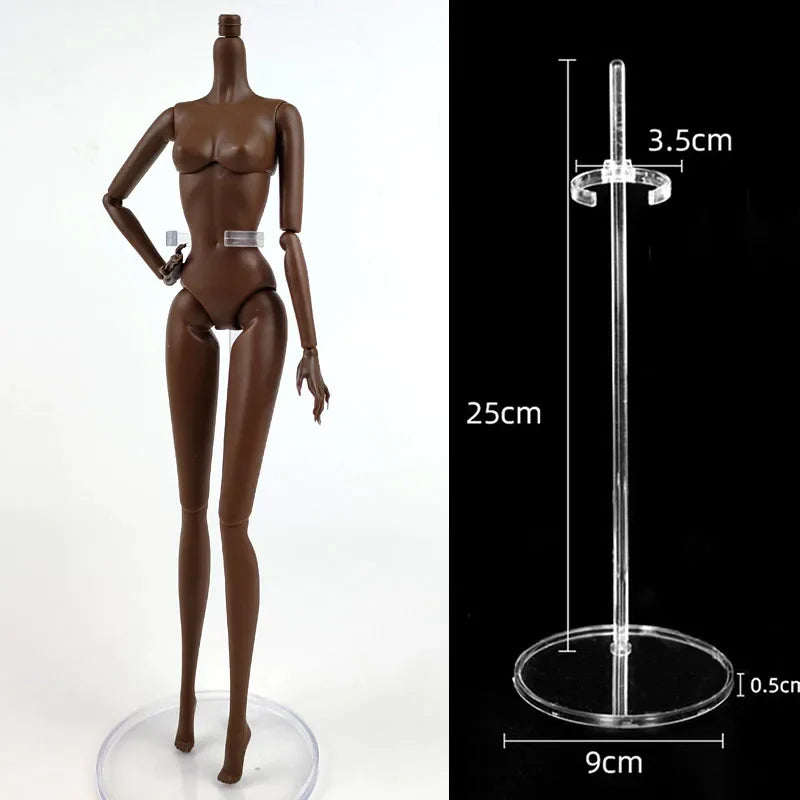 High Quality Kids Toy 1/6 11 Jointed DIY Movable Nude Naked White Doll Body For 11.5" Doll House DIY Body Doll Accessories Gifts