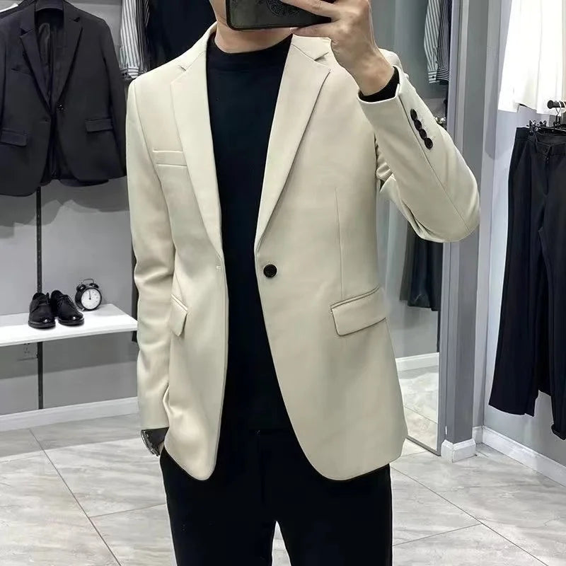 2023 New Linen Suits for Men 3 Pieces Casual Slim Fit Suit Blazer Vest Pants Set Formal Prom Wedding Tuxedos for Groomsmen HPZ