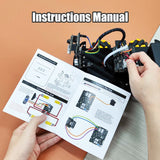 Robot Starter Kit For Arduino Programming with ESP32 Camera and Codes Learning Develop Skill Full Version Smart Automation Set