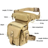 Fishing Bags Rod Holder Backpack for Men Waterproof Pouch for Fishing Storage Cross Body Sling Bag Military Outdoor Lure Bag