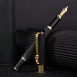 Engraving Custom Dragon Pen Luxury Office Supply School Kit Fountain Ink High Quality Personalized Black Metal Gift Set Writing