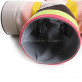 Small Pet Colorful Tunnel Toy 4 Kinds Rainbow Dwarf Rabbit Nest Guinea Pig Squirrel Pet Drill Hole Fun Tunnel Hamster Tunnel Toy