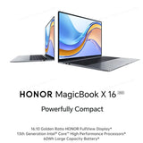 Laptop Honor MagicBook X16 PRO 2023 ,Ultrabook 16 "Intel Core i5-13500H,16GB 512GB/1TB,Portable Computer Windows 11 Notebook