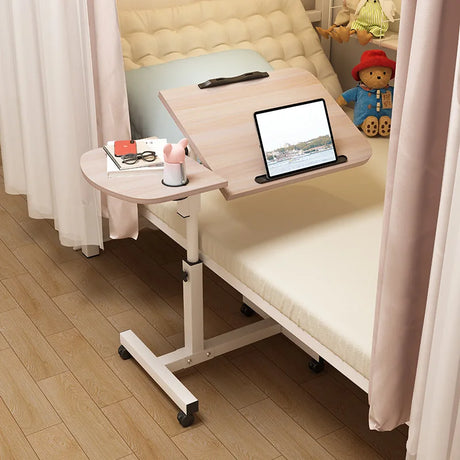 Simple Laptop Desk Bed Computer Desk Floor Mobile Lifting Bedside Table