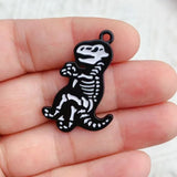 10pcs Dinosaur Dog Animal Charm for Jewelry Making Enamel Earring Pendant Necklace Bracelet Accessories Diy Craft Supplies