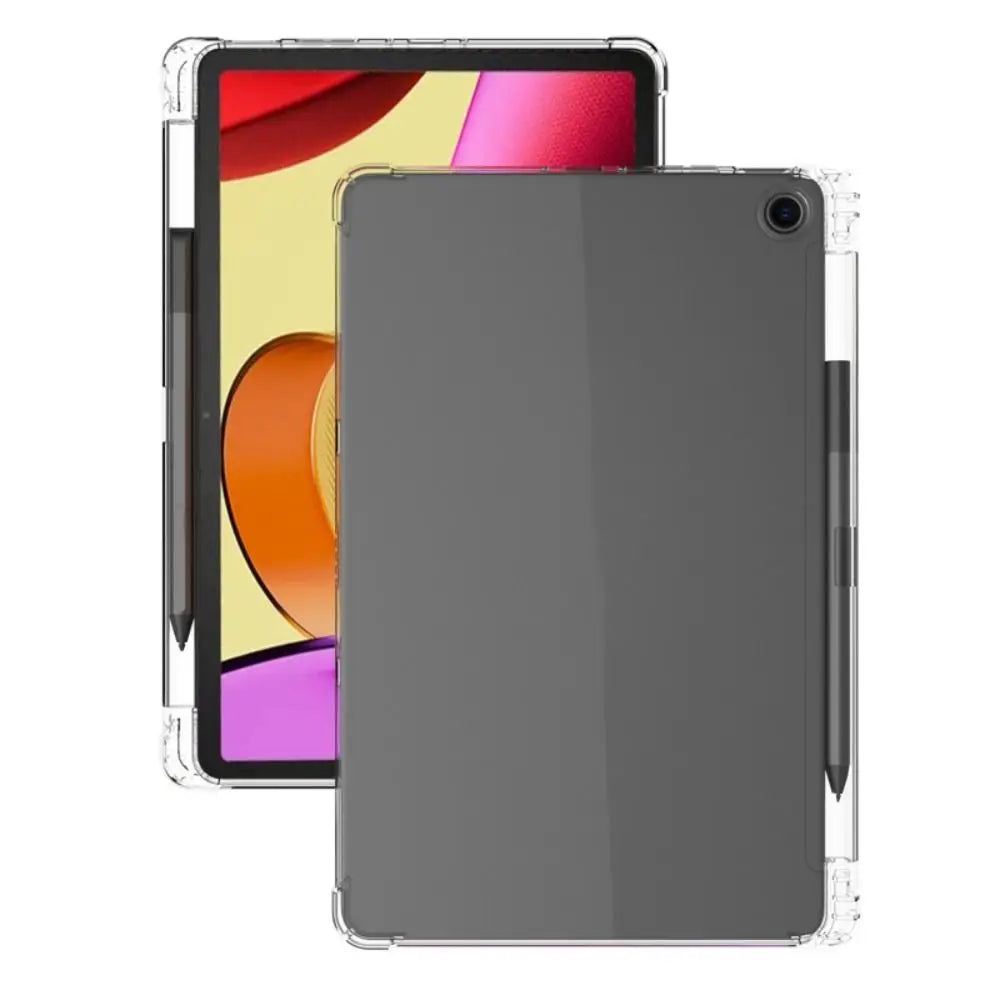 with Pen Slot Tablet Case TPU Transparent E-book Reader Cover Shockproof Soft for Kindle Scribe 10.2 Fire Max 11