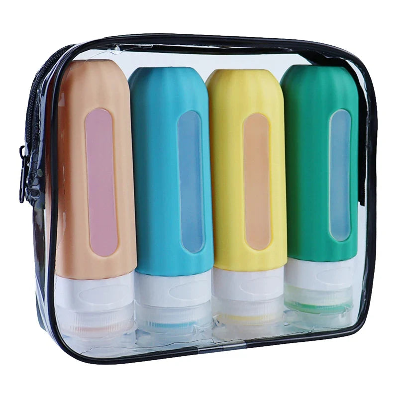 Travel Bottles For Toiletries, Travel Size Containers, Leak Proof Refillable Travel Parts Accessories For Shampoo Conditioner