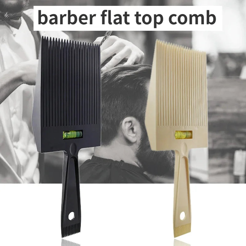 Barber Fade Combs Hair Cutting Toosl For Gradient Hairstyle Comb Haircut Professional Hair Styling Tools Men Flat Top Guide Comb