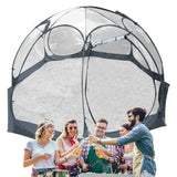 Portable Camping Transparent Tent 5-10 Person Starry Bubble Tent Outdoor Sun Room 360 Degree Panoramic Window Spherical Tents