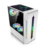 Power Train ES280 ATX Case Computer Competitive Game Chassis RGB Colorful Light Bar Support 240 Water Cooled 8-Fan Position Case