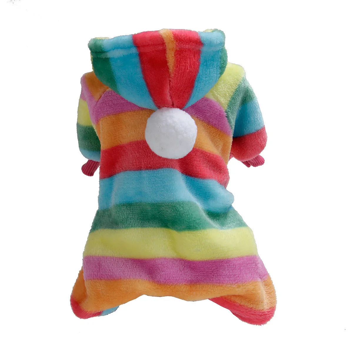 Pet Clothes Flannel Dog Costume Dog Cold Weather Coats Cat Apparel Soft Flannel Puppy Jumpsuit Clothes Pet Four Legged Pajamas