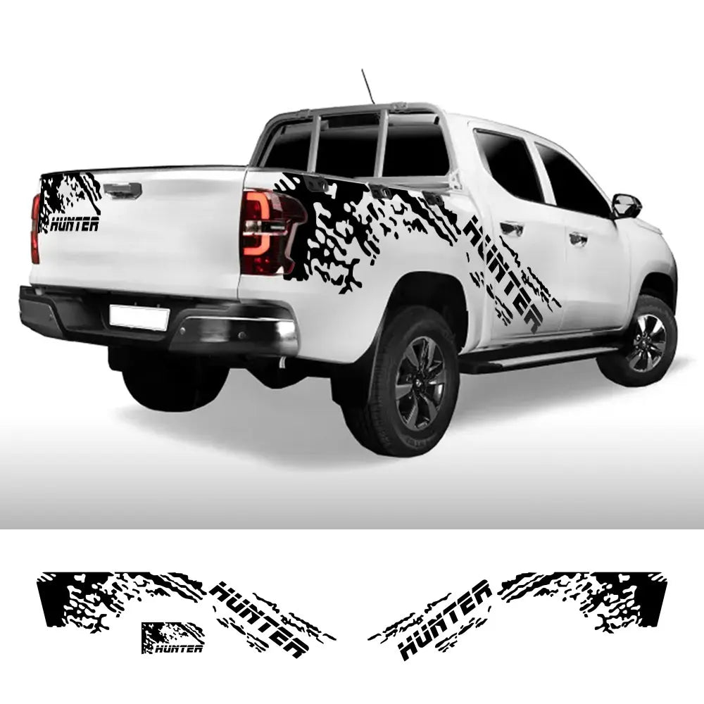 Pickup Body Side Sticker For Changan Hunter F70 Omega Sigma Truck Graphics Splash Grunge Decal Trunk Car Cover Auto Accessories